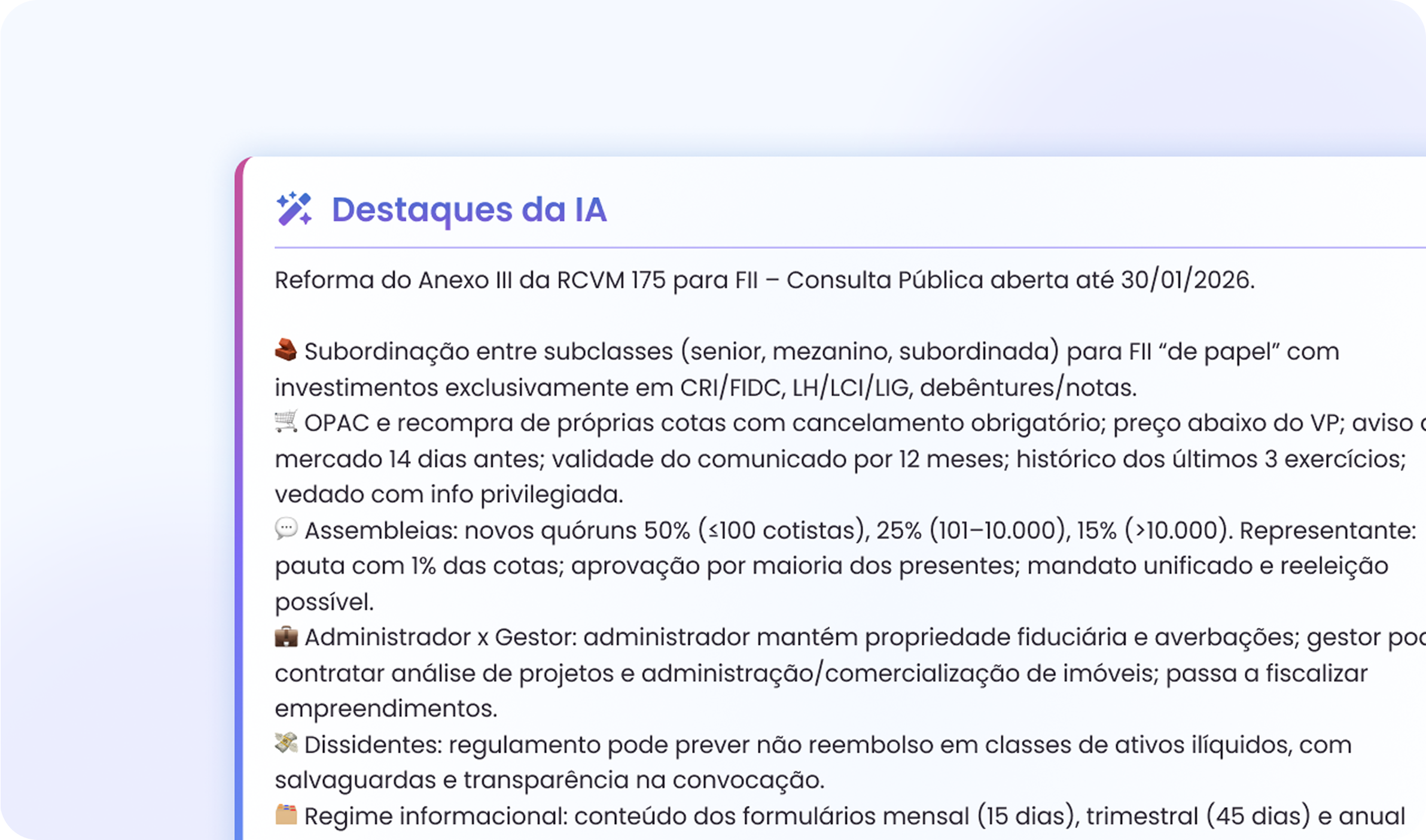 Preview dos destaques da IA